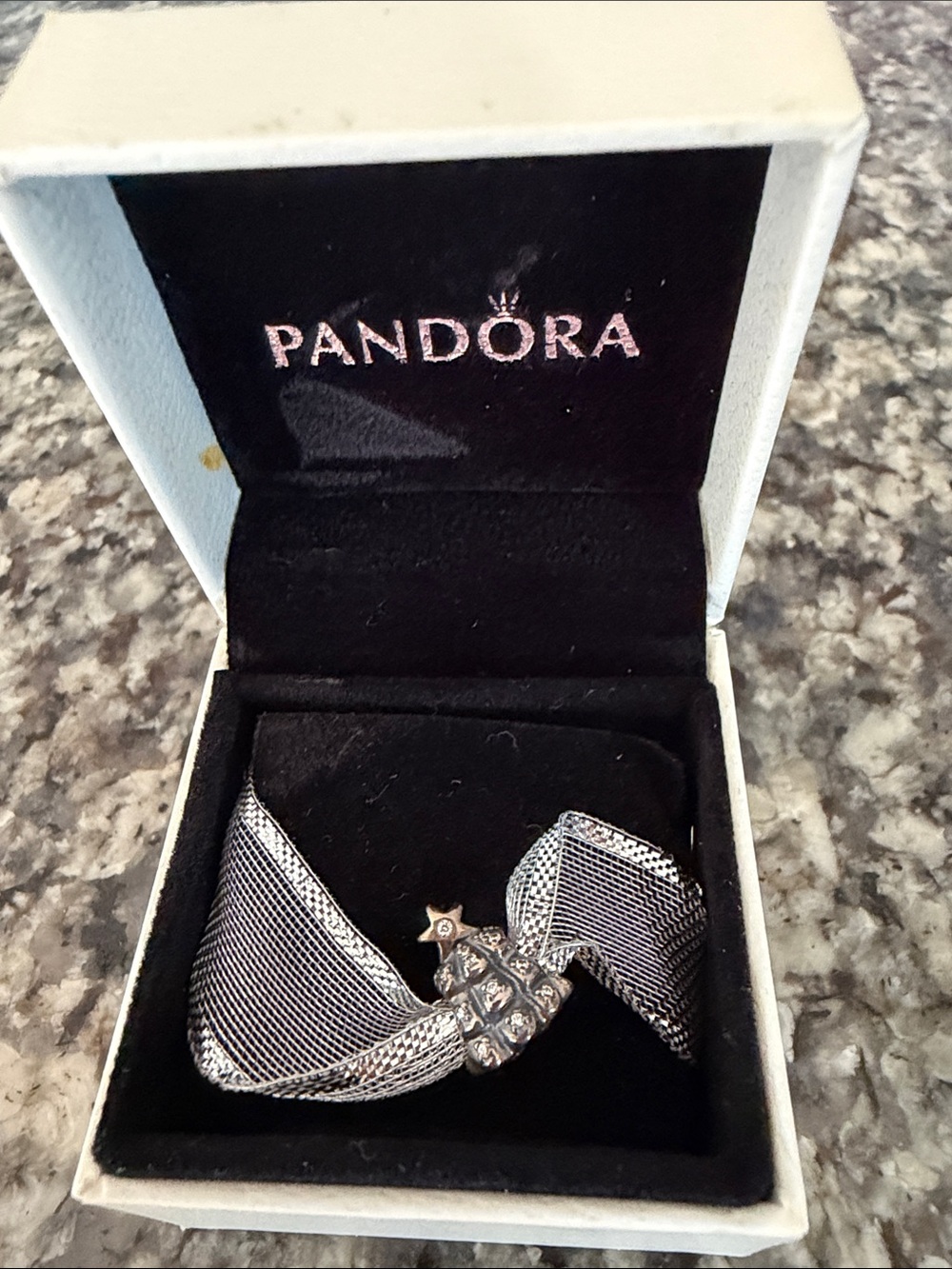 Pandora Silver Christmas tree charm